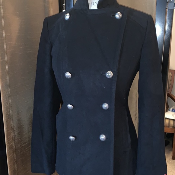 Adorable Designer Peacoat, Black, XS. - Picture 5 of 12